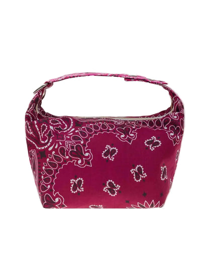 Mini Sac Berlingot Hobo Bag (Bordeaux/Fuchsia)