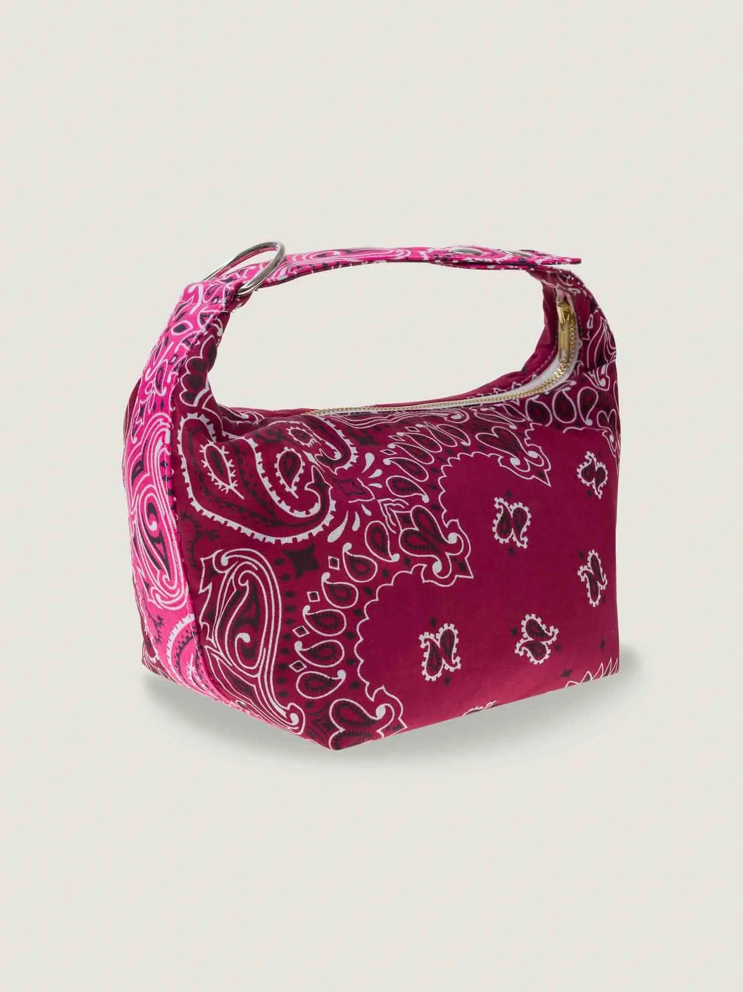 Mini Sac Berlingot Hobo Bag (Bordeaux/Fuchsia)