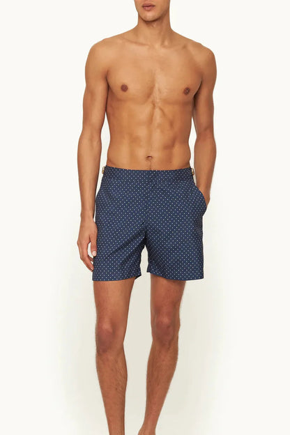 Bulldog Polka Dot Swim Shorts