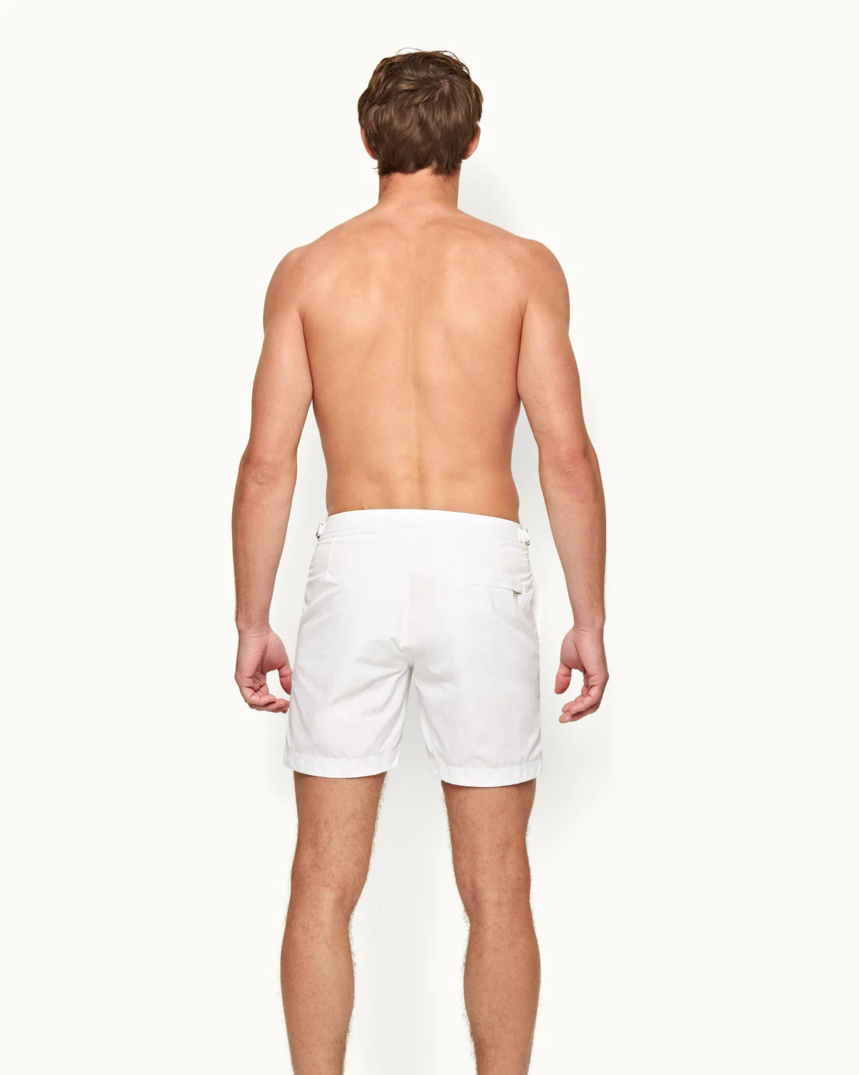 Bulldog White Swim Shorts
