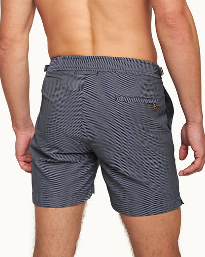 Bulldog Honeycomb Jacquard Swim Shorts