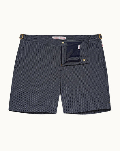 Bulldog Honeycomb Jacquard Swim Shorts