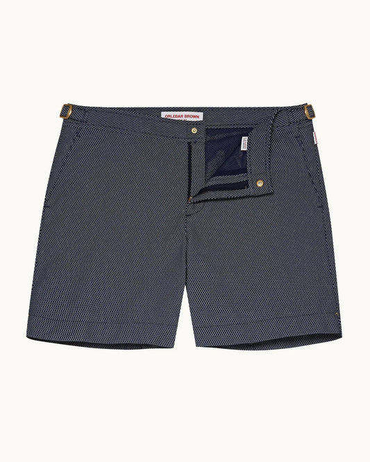 Bulldog Honeycomb Jacquard Swim Shorts