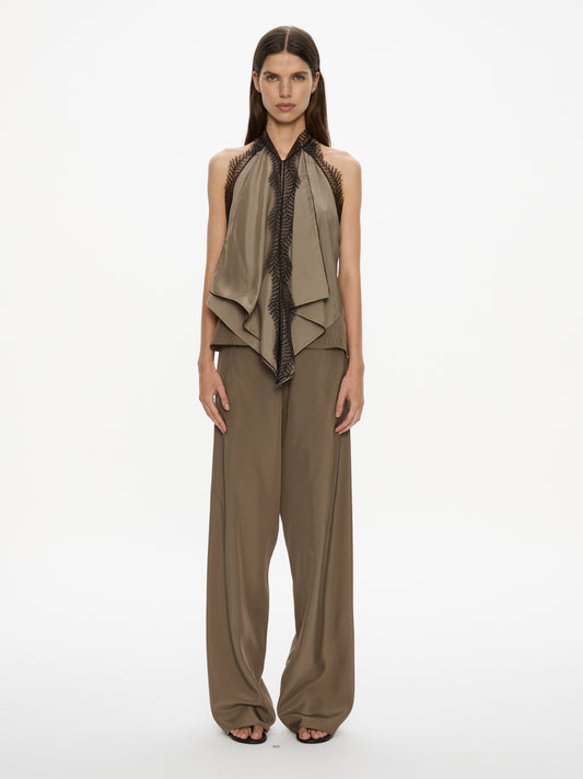 Vera Split Lace Handkerchief Top