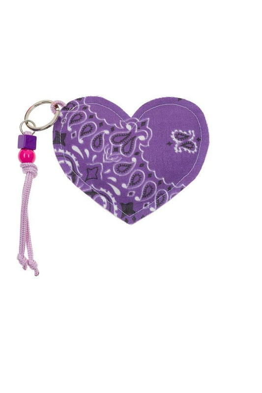 Porte-Cles - Coeur (Purple)