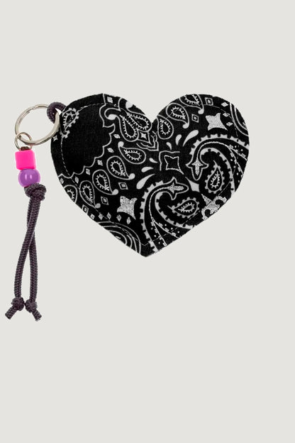 Porte-Cles - Coeur (Black)