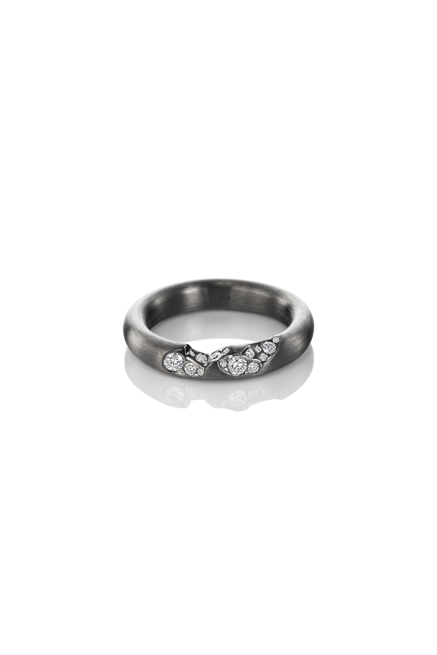 Quarter Pave Ring