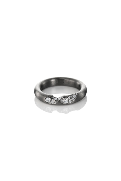 Quarter Pave Ring