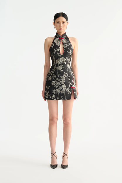Eva Jacquard Mini Dress