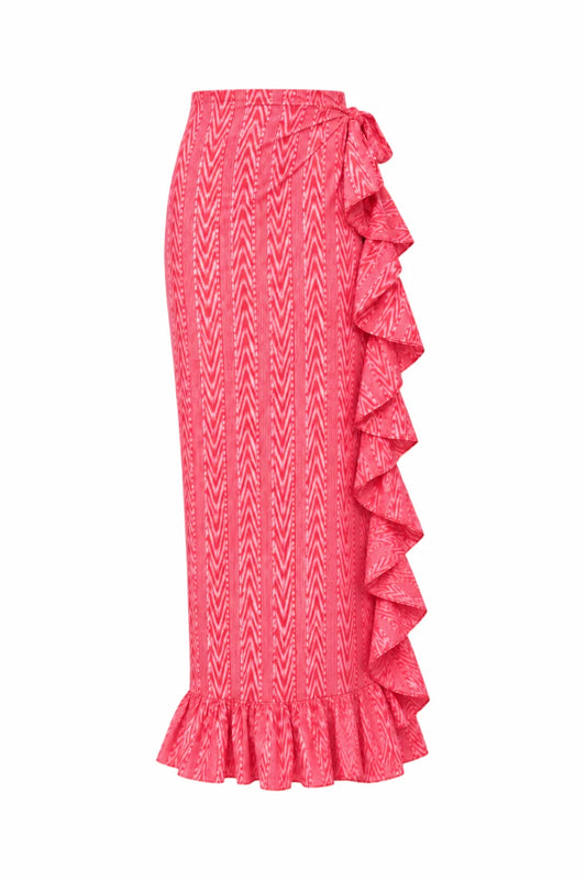 Ruffle Power Pareo (Pink)