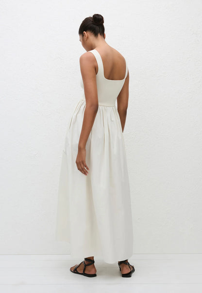 Knit and Cotton Dress