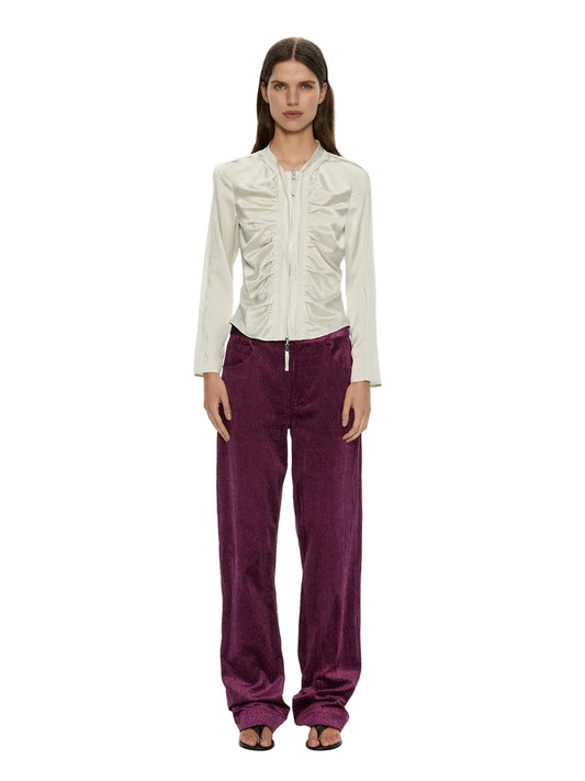 Ava Sateen Corduroy Jean