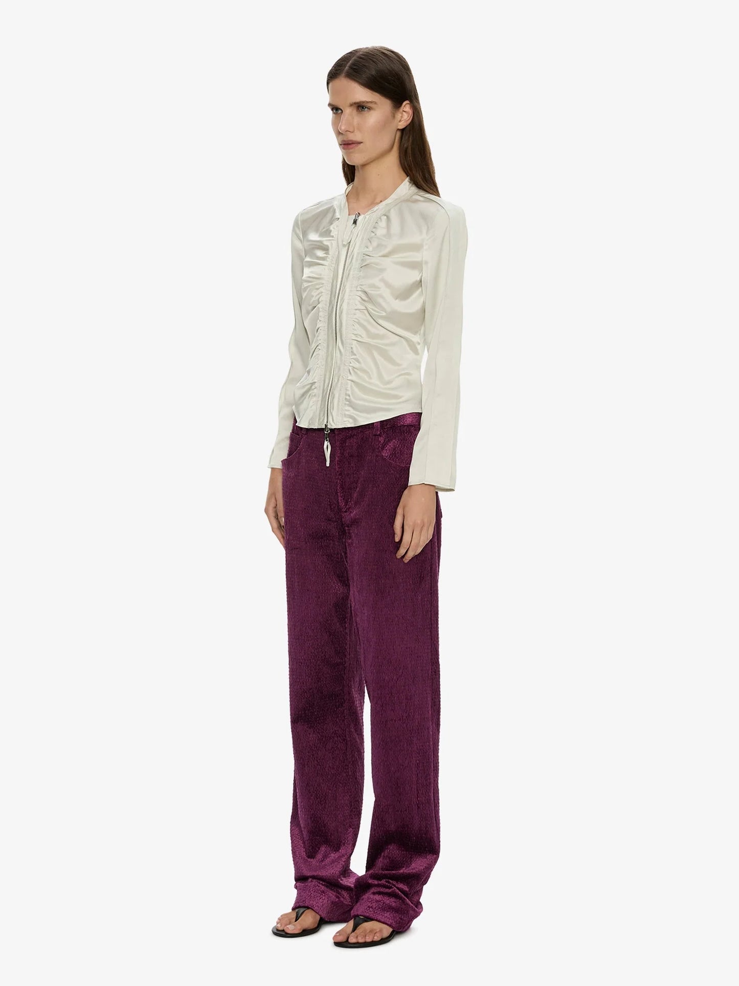 Ava Sateen Corduroy Jean