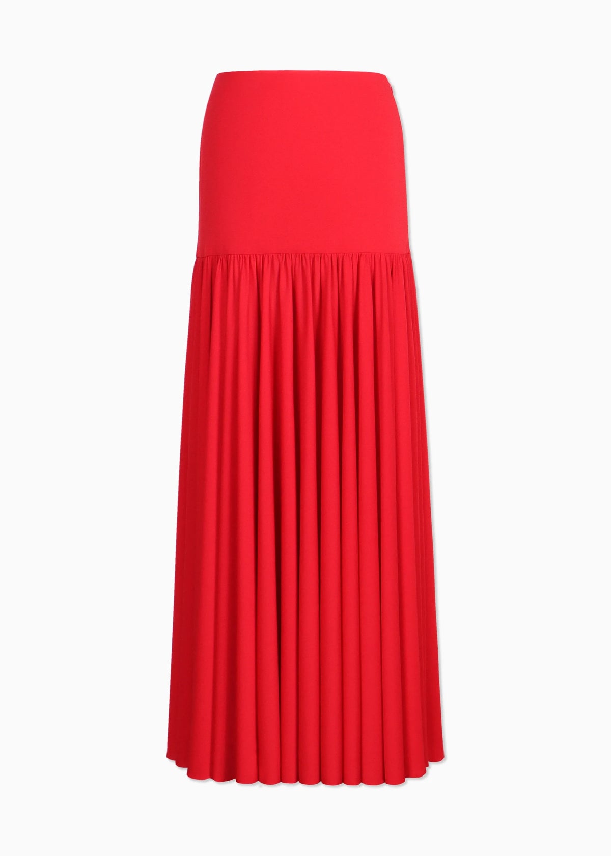Jersey Flared Skirt (Red)
