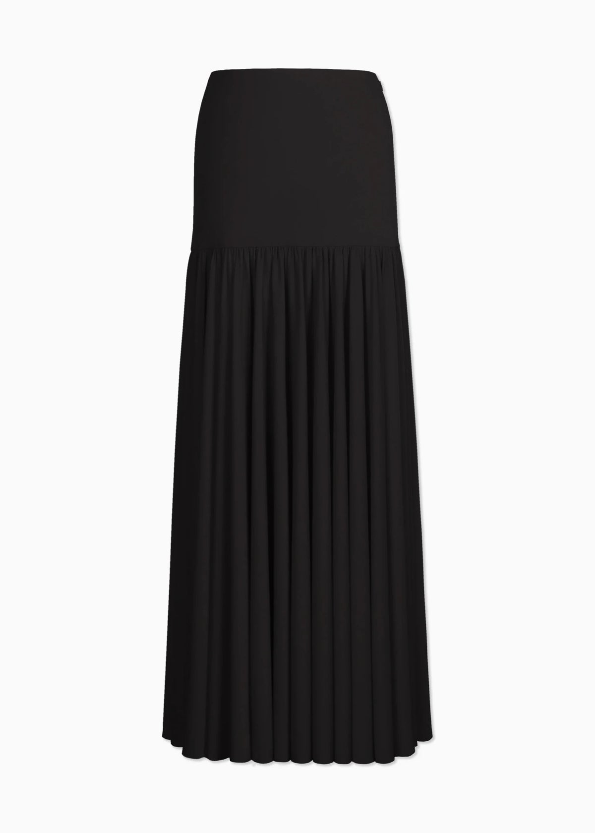 Jersey Flared Skirt (Black)