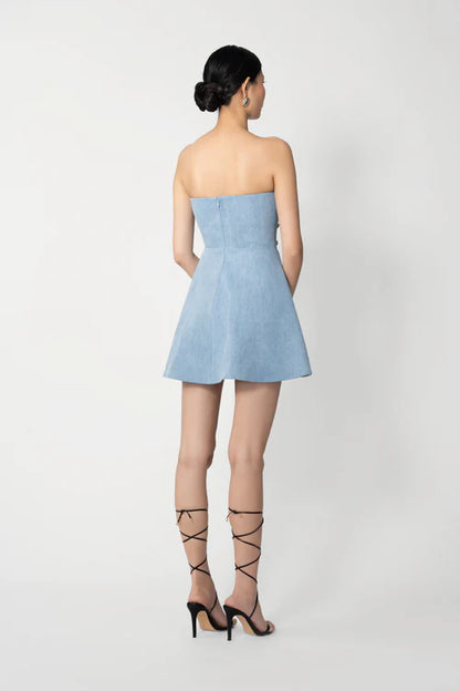 Tai Denim Mini Dress
