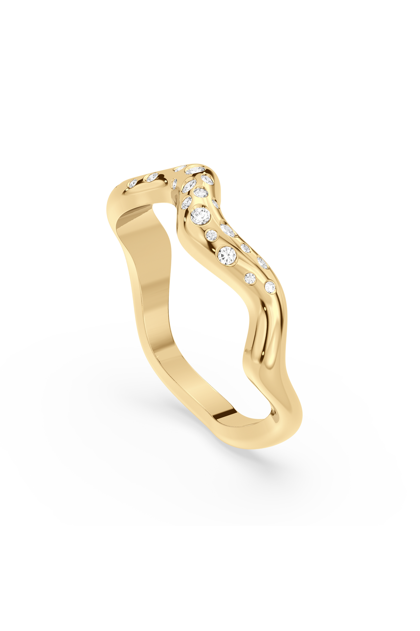 UNDULA - diamond paved band