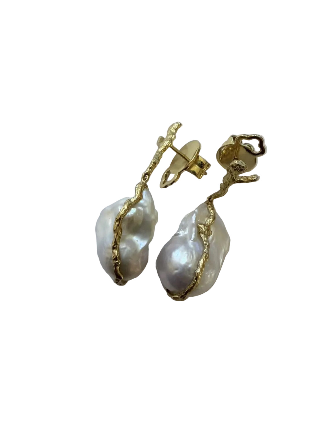 Baroque Short Stem Earrings