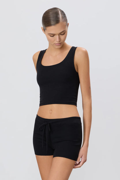 Square Neck Tank (Black)