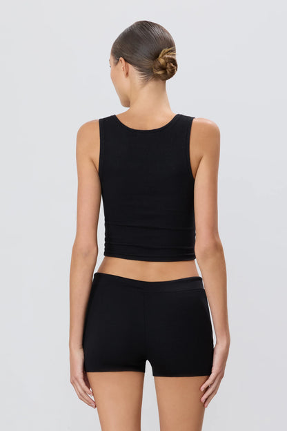 Square Neck Tank (Black)