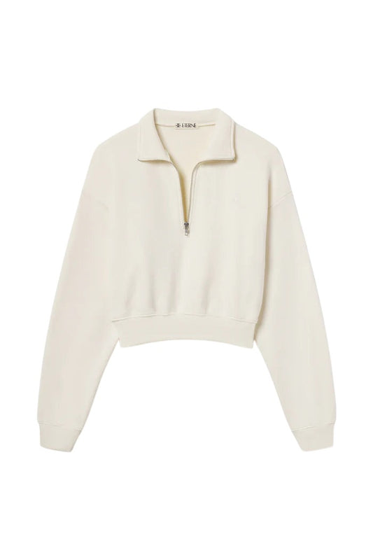 Cropped Half - Zip Sweatshirt