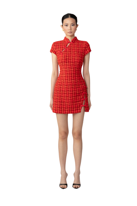 Iris Tweed Dress