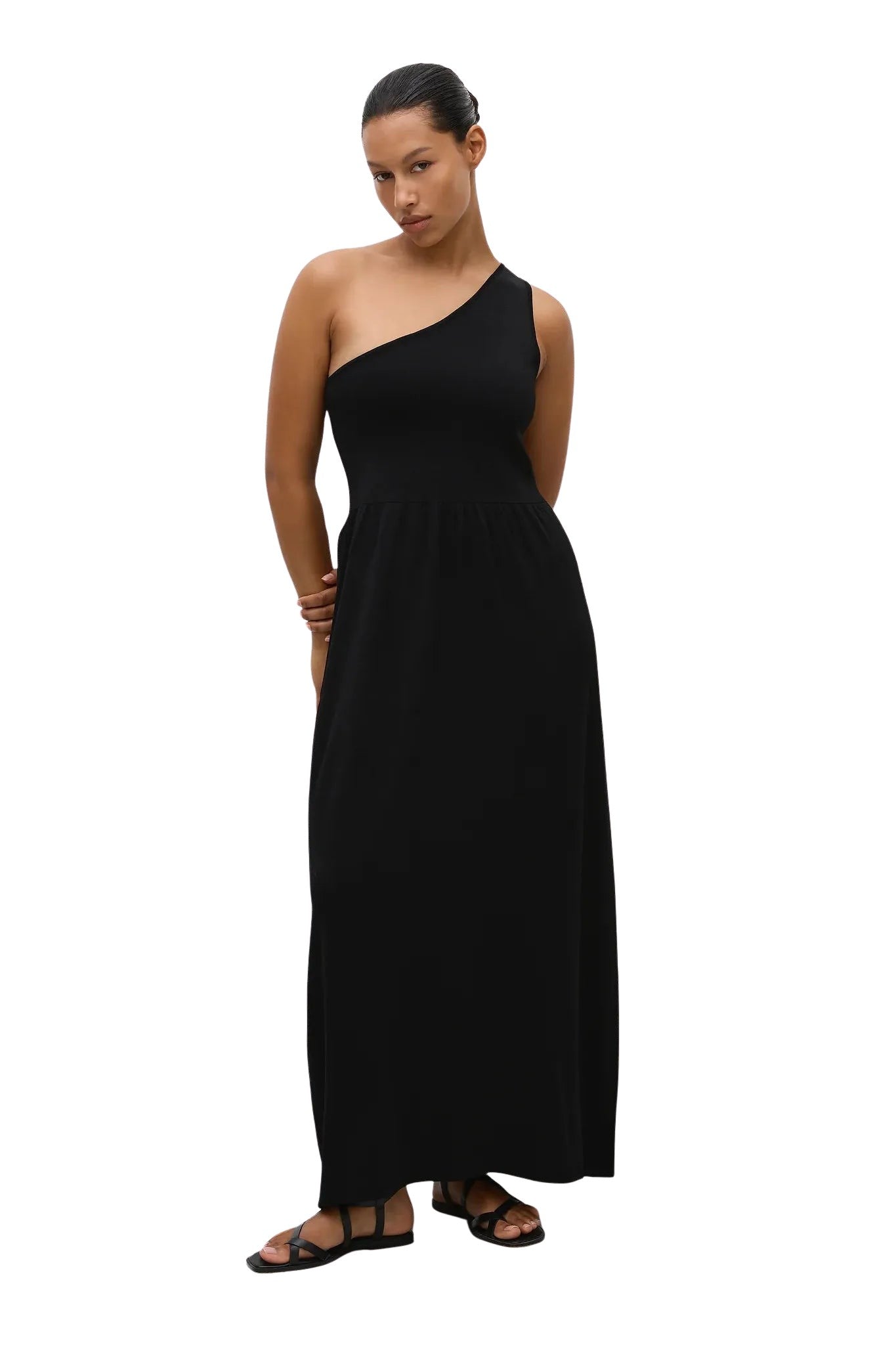 Asymmetric Knit Dress