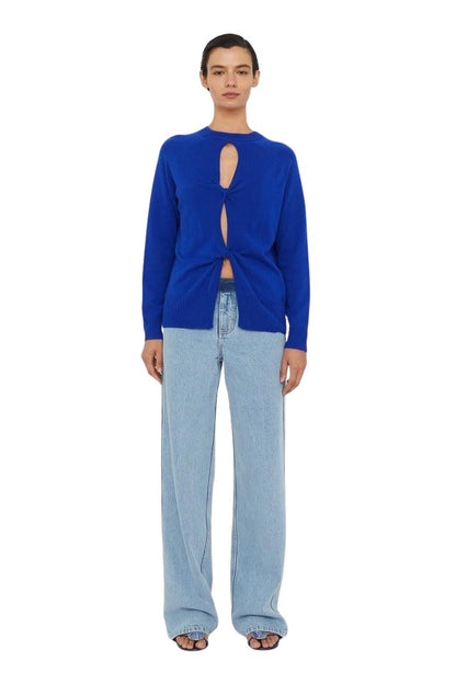 Monument Open Twist Sweater