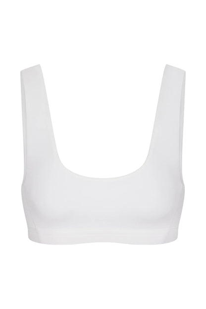 Scoop Neck Bra (Ivory)