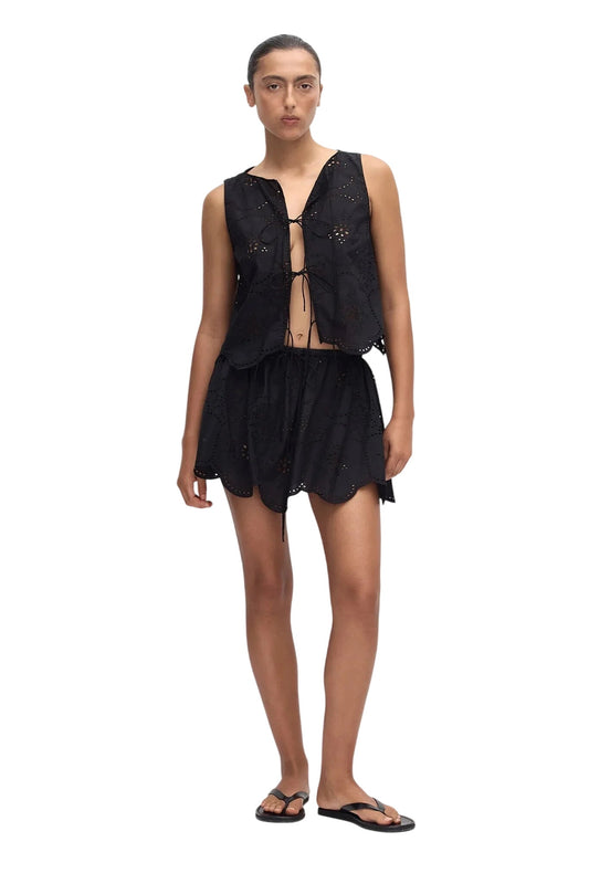 Broderie Mini Skirt