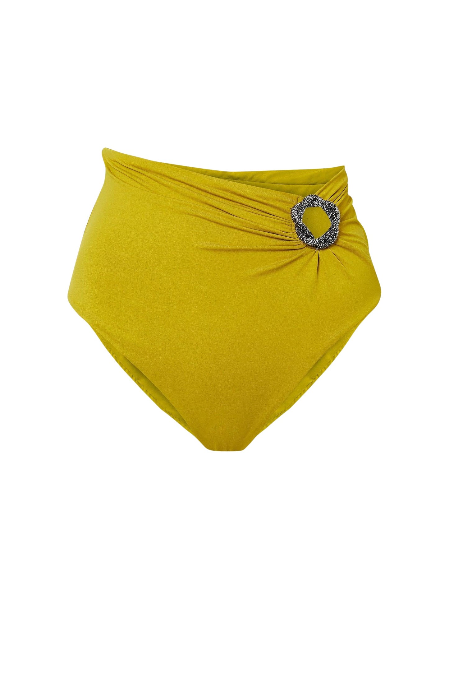Bikini Bottom with Crystal (Chartreuse)
