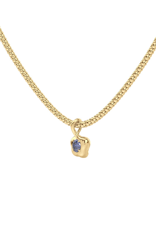 UNDULA - petite lavender blue spinel drop pendant