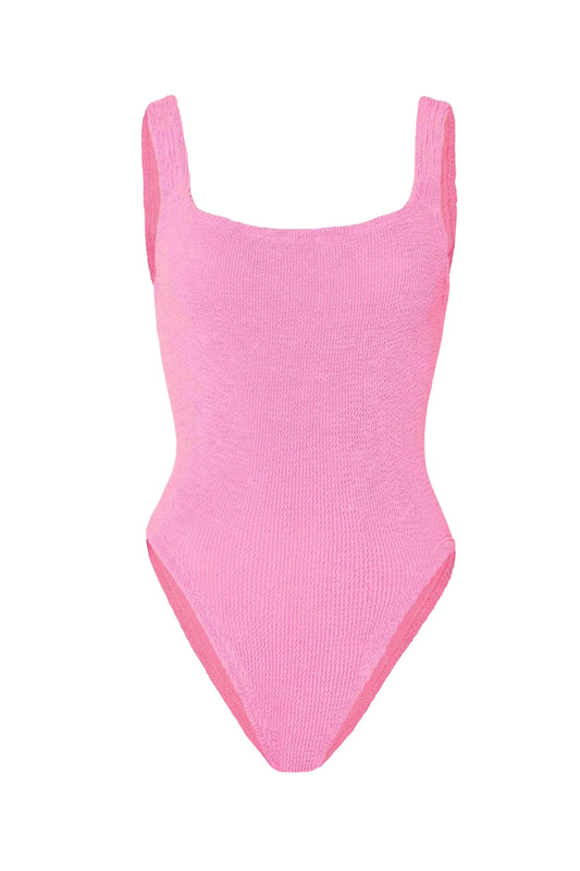Classic Square Neck One Piece Swim Suit