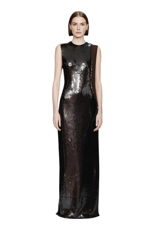 Opaline Sequin Infinity Cutaway Dress
