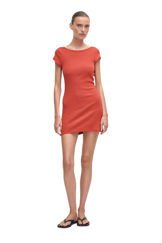 Low Back Mini Tee Dress