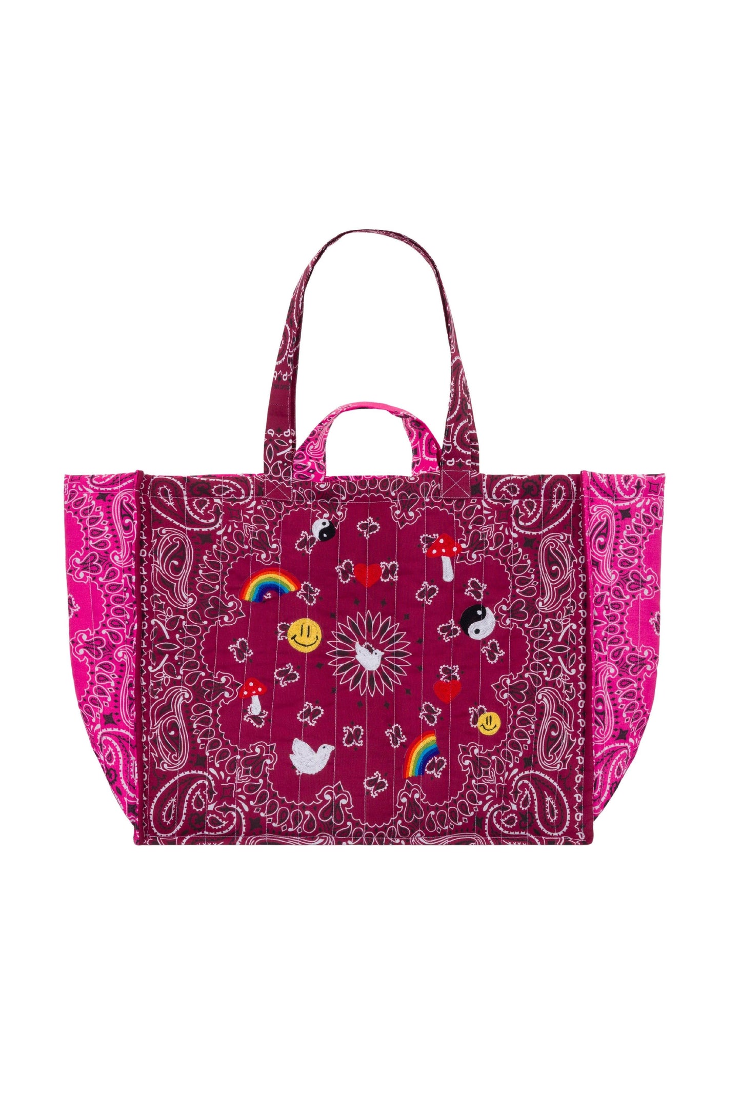 Maxi Cabas Matelasse - Multi Emojis