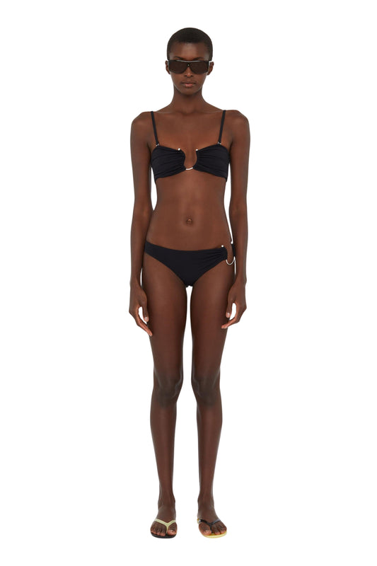 Ruched Crescent Bandeau