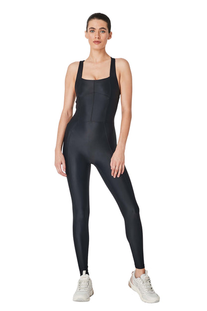 Elle Corset Bodysuit (Black)