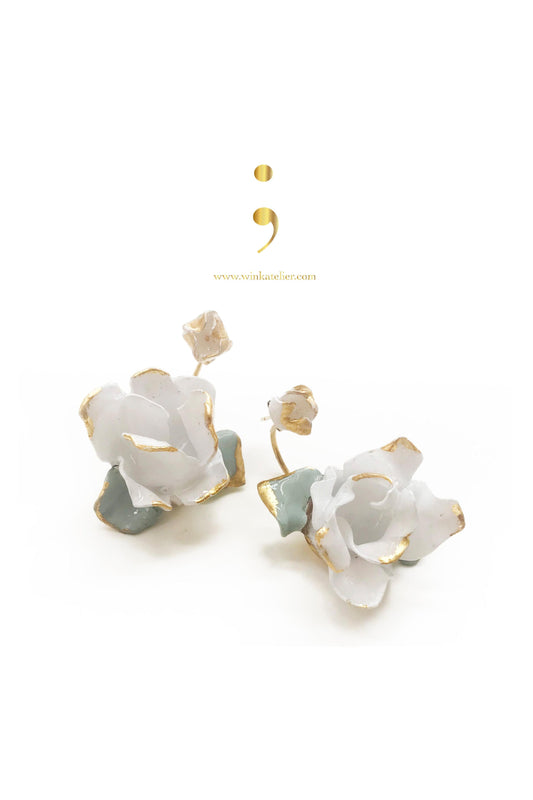 Garden Rose Earrings
